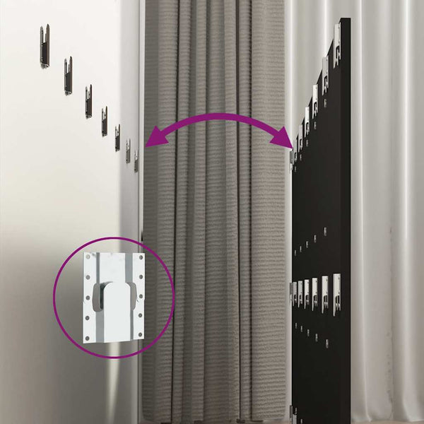 Wandkopfteil Schwarz 240 cm