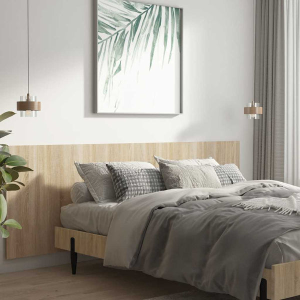 Wand Kopfteil Sonoma Eiche 240cm