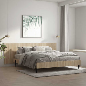 Wand Kopfteil Sonoma Eiche 240cm