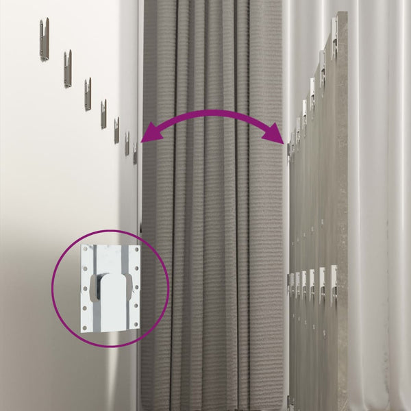 Betongraues Kopfteil 240 cm