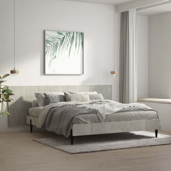 Betongraues Kopfteil 240 cm