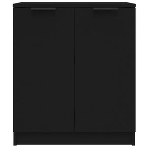 Schwarzes Sideboard 60x30x70 cm