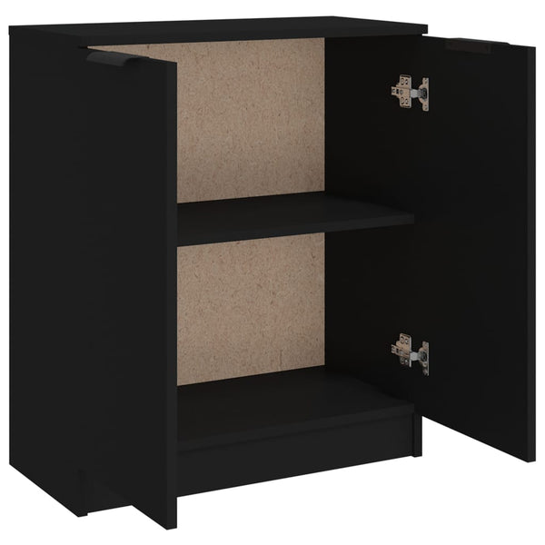 Schwarzes Sideboard 60x30x70 cm