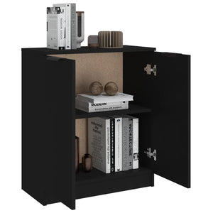 Schwarzes Sideboard 60x30x70 cm