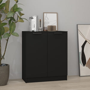 Schwarzes Sideboard 60x30x70 cm