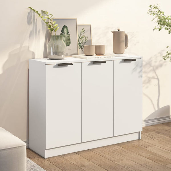 Weißes Sideboard 90,5 cm Holz