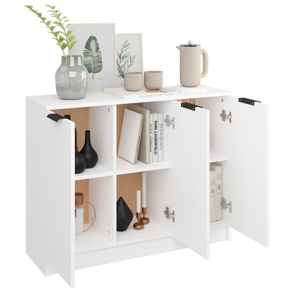Weißes Sideboard 90,5 cm Holz