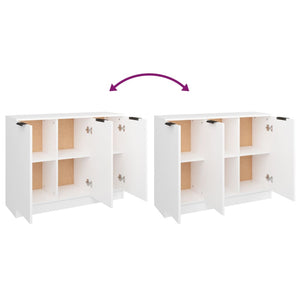 Weißes Sideboard 90,5 cm Holz