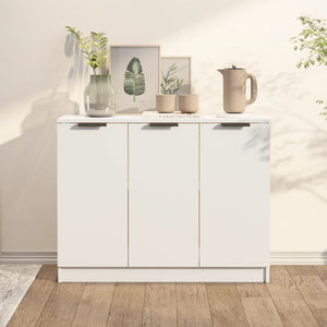 Weißes Sideboard 90,5 cm Holz