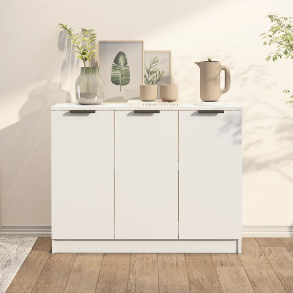 Weißes Sideboard 90,5 cm Holz