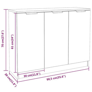Sideboard Sonoma Eiche 90,5 cm