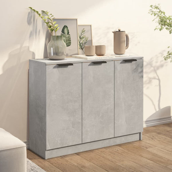 Betongraues Sideboard 90,5 cm