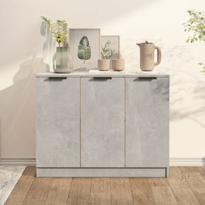 Betongraues Sideboard 90,5 cm
