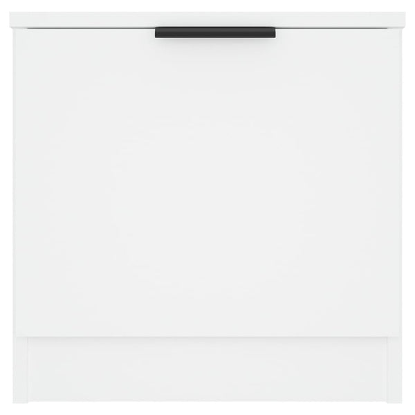 Nachttische 2er Set Weiß 40x40 cm