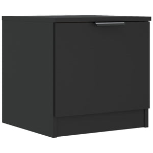 Nachttische Schwarz 40x39x40 cm, 2er-Set