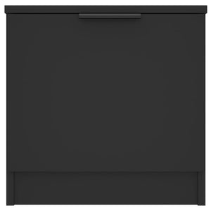 Nachttische Schwarz 40x39x40 cm, 2er-Set