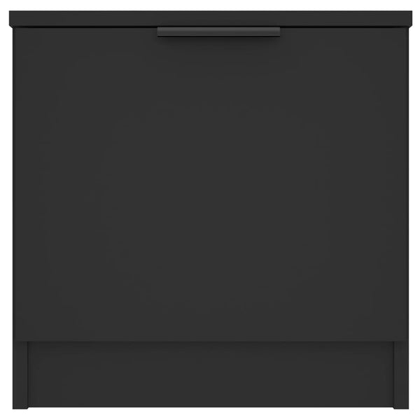 Nachttische Schwarz 40x39x40 cm, 2er-Set