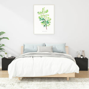 Nachttische Schwarz 40x39x40 cm, 2er-Set