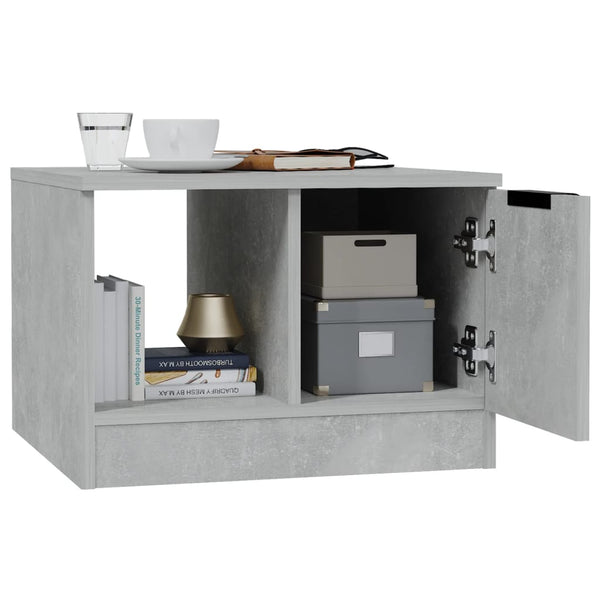Betongrauer Couchtisch 50x50 cm