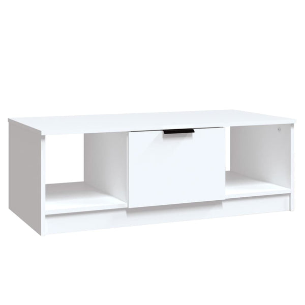 Weißer Couchtisch 102x50 cm