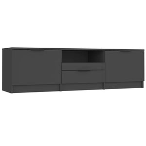 Schwarzer TV-Schrank 140 cm
