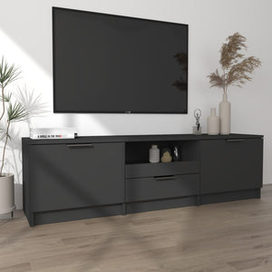 Schwarzer TV-Schrank 140 cm