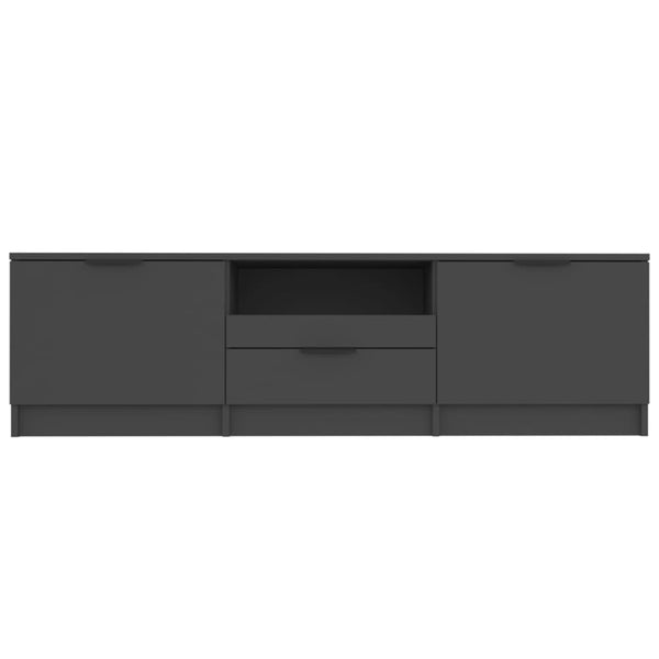 Schwarzer TV-Schrank 140 cm