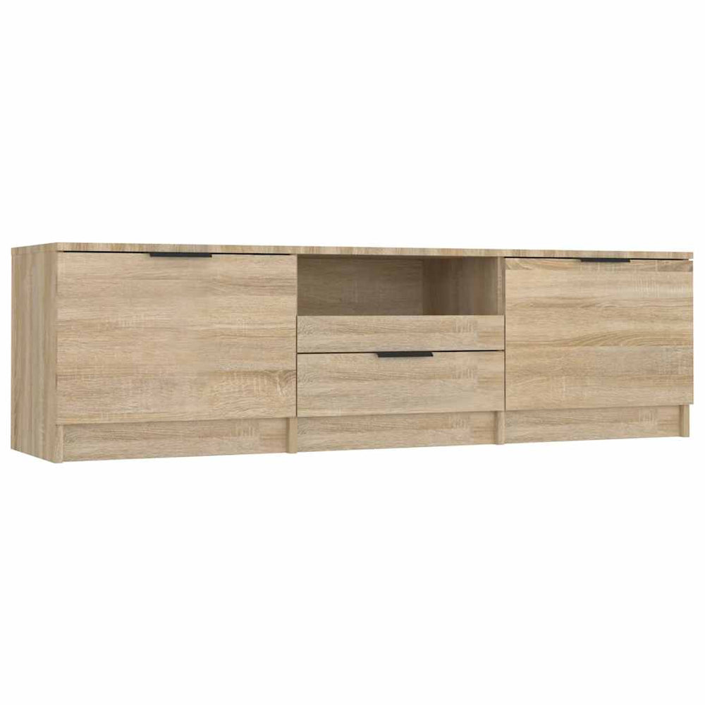 Meuble TV vidaXL chêne Sonoma 140 x 35 x 40 cm en bois d'ingénierie
