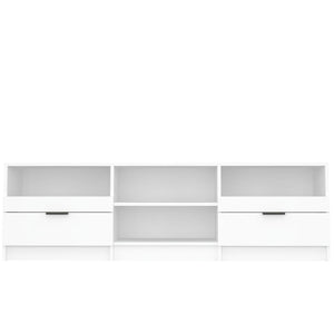 TV-Schrank Weiß 150 cm Holz