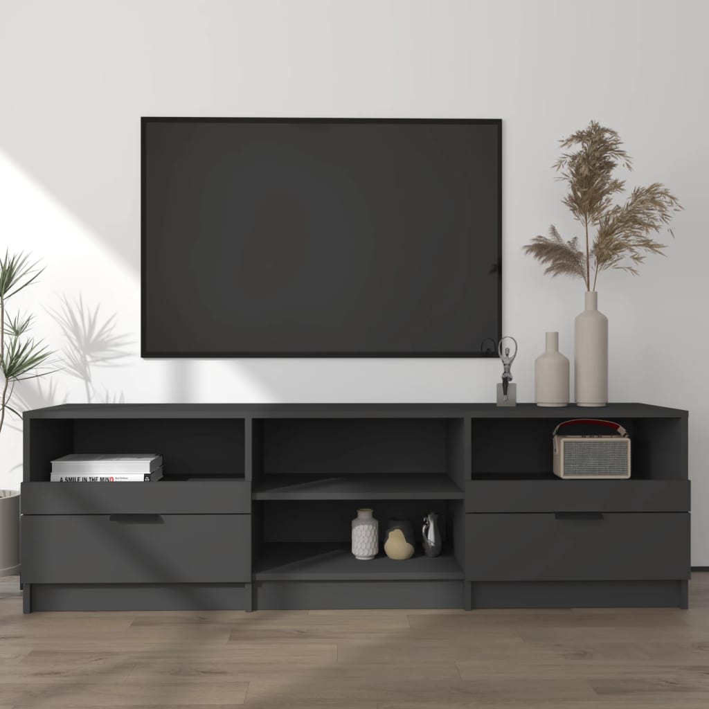 Schwarzer TV-Schrank 150 cm