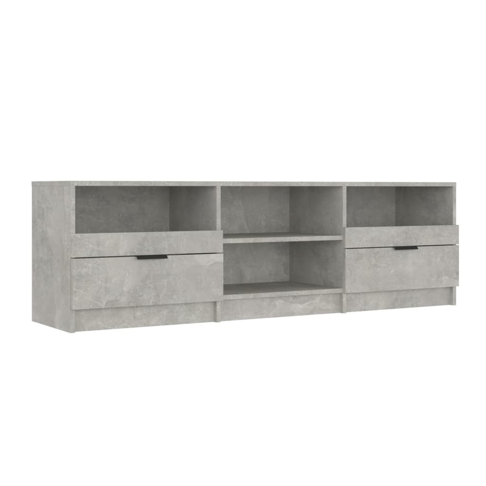 Meuble TV vidaXL gris béton 150x33,5x45 cm en bois d'ingénierie