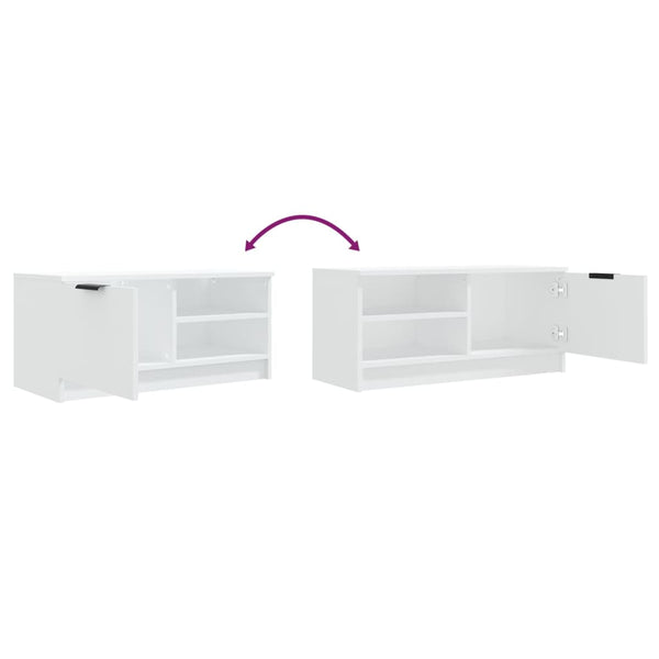 Weißer TV-Schrank 80 cm