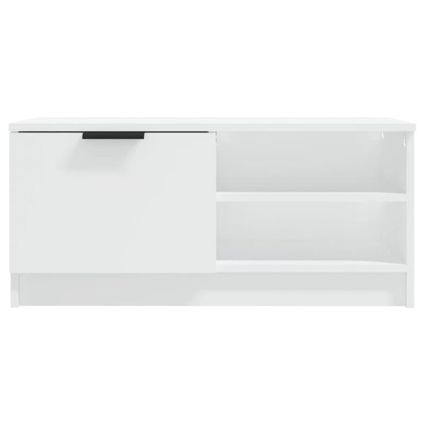 TV-Schränke Weiß Holz 80cm, 2er Set