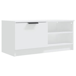 TV-Schränke Weiß Holz 80cm, 2er Set