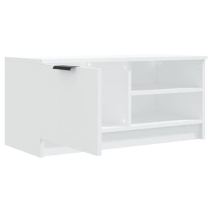 TV-Schränke Weiß Holz 80cm, 2er Set