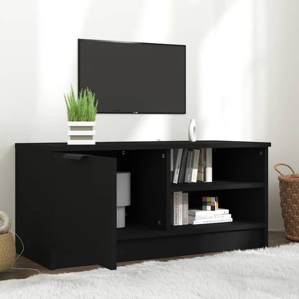 Schwarzer TV-Schrank 80 cm