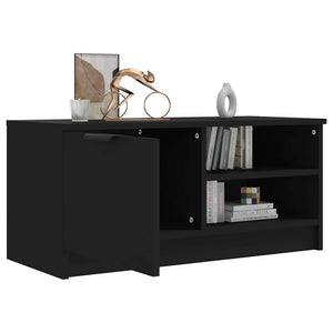 Schwarzer TV-Schrank 80 cm
