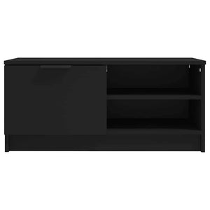 TV-Schränke Schwarz, 2er Set, 80 cm
