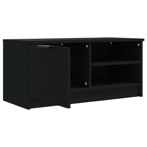 TV-Schränke Schwarz, 2er Set, 80 cm
