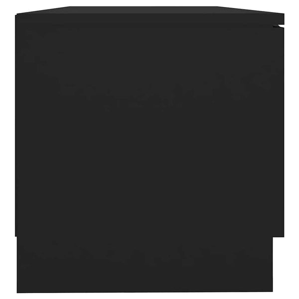 TV-Schränke Schwarz, 2er Set, 80 cm
