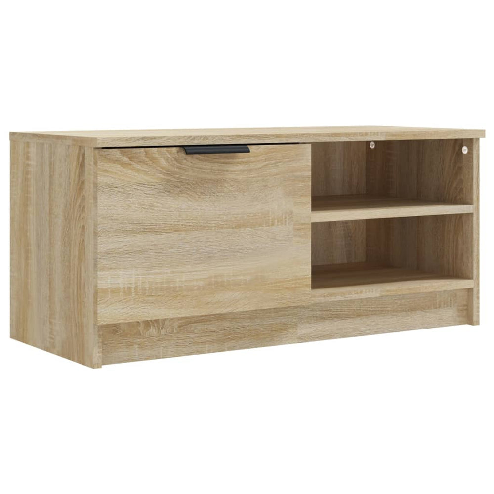 Meuble TV vidaXL chêne Sonoma 80x35x36,5 cm aggloméré