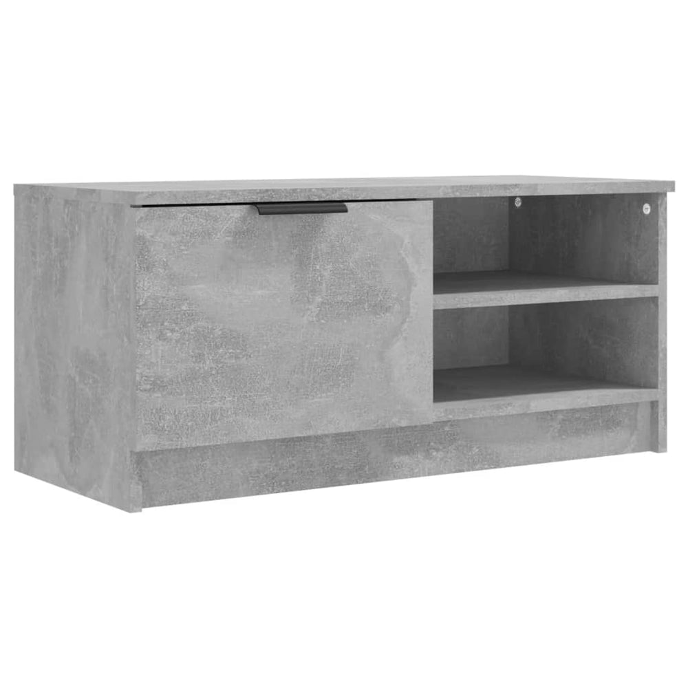 Meuble TV vidaXL gris béton 80x35x36,5 cm Aggloméré