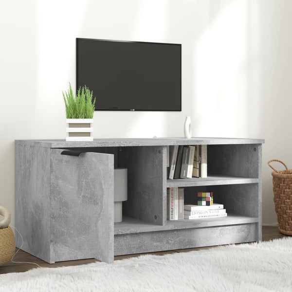 Meuble TV vidaXL gris béton 80x35x36,5 cm Aggloméré
