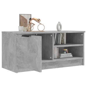 Meuble TV vidaXL gris béton 80x35x36,5 cm Aggloméré
