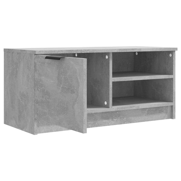 Meuble TV vidaXL gris béton 80x35x36,5 cm Aggloméré