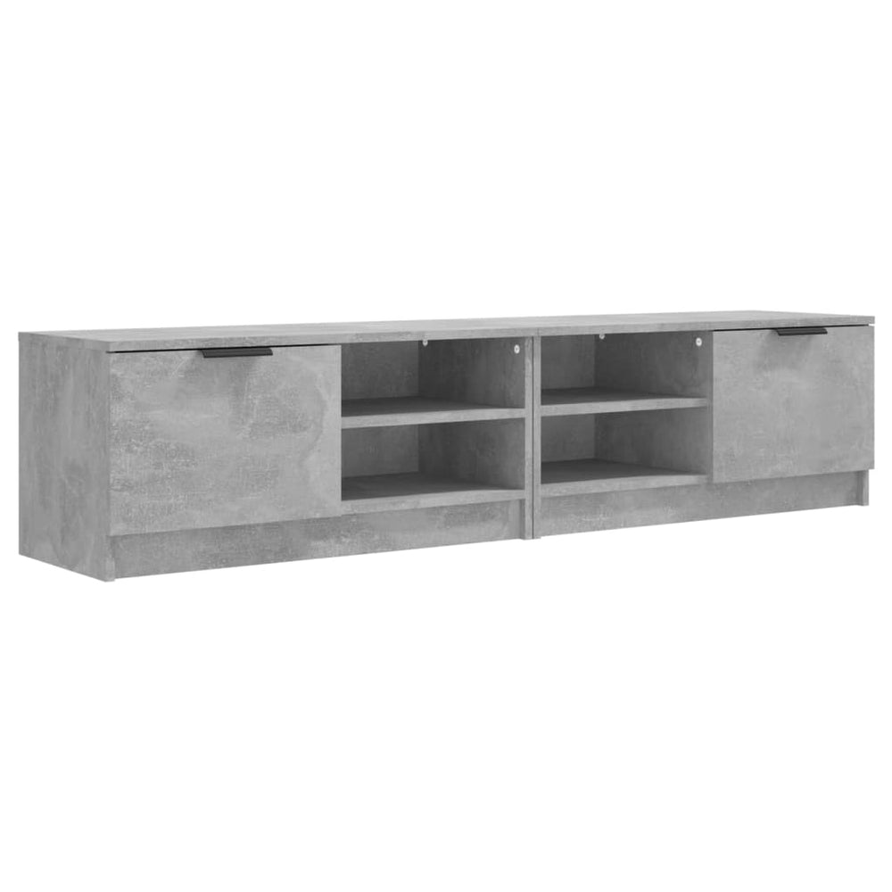 TV-Schränke Betongrau 80 cm, 2er Set