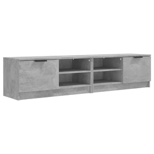 TV-Schränke Betongrau 80 cm, 2er Set