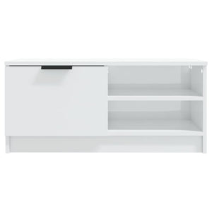 TV-Schrank Hochglanz Weiß 80 cm