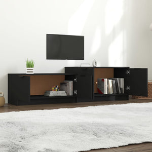 Schwarzer TV-Schrank 158,5 cm