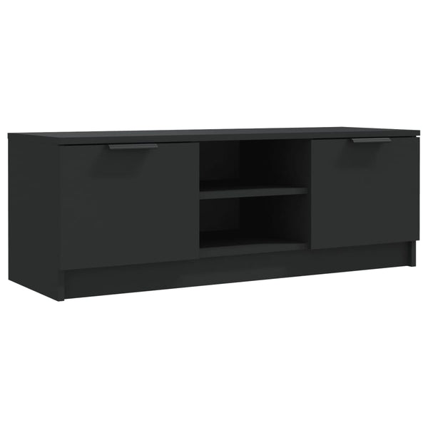 Schwarzer TV-Schrank 102 cm